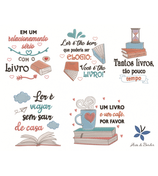 Matrizes de Bordado COLEÇÃO LIVROS 001