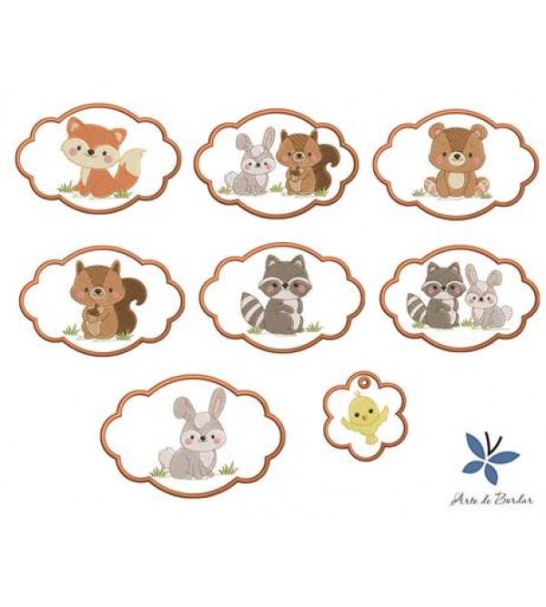 Matrizes de Bordado Coleção Animais 035
