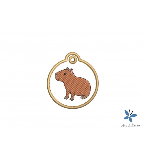 Matriz de Bordado Capivara 004