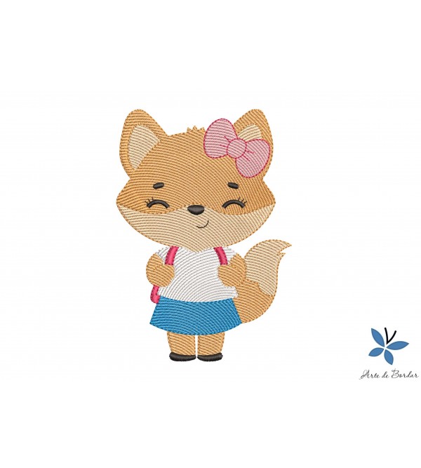 Matriz de Bordado Raposinha 002