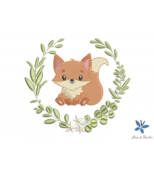 Matriz de Bordado Raposinha 001