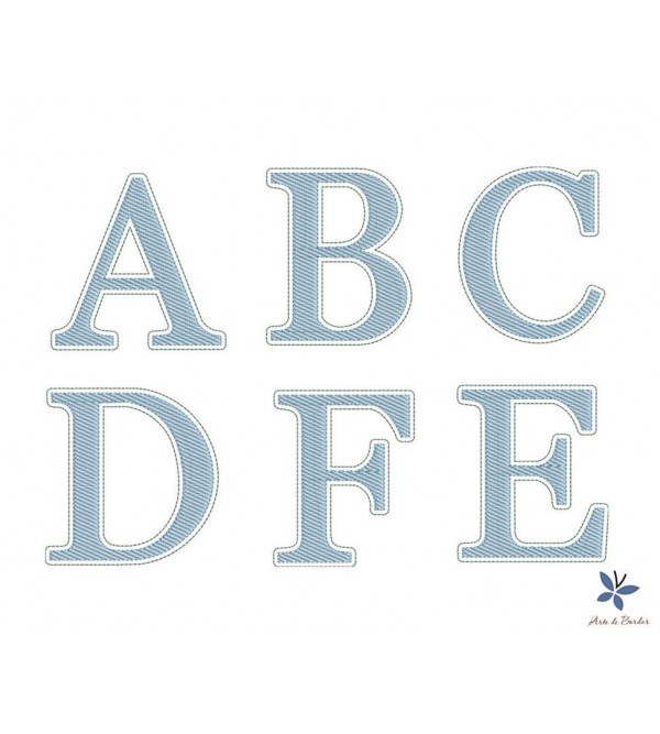 Matrizes de Bordado Alfabeto 022