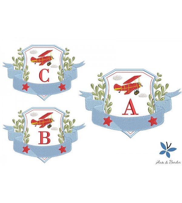 Matrizes de Bordado Alfabeto 036