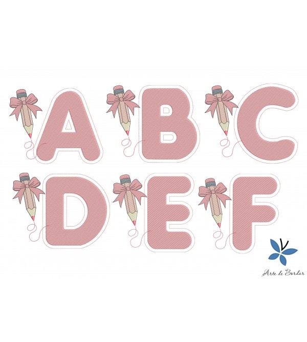 Matrizes de Bordado Alfabeto 002