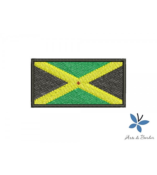 Matriz de Bordado Bandeira Jamaica
