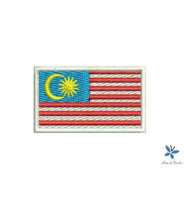 Matriz de Bordado Bandeira Malásia