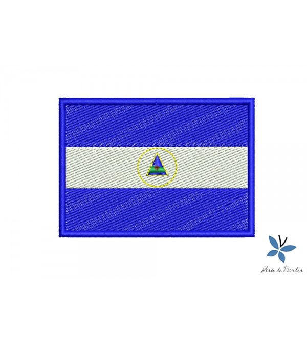 Matriz de Bordado Bandeira Nicarágua