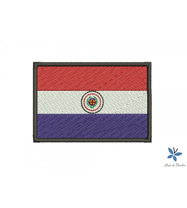 Matriz de Bordado Bandeira Paraguai