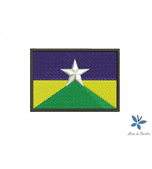 Matriz de Bordado Bandeira Rondônia