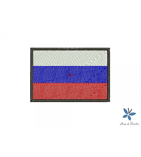 Matriz de Bordado Bandeira Rússia