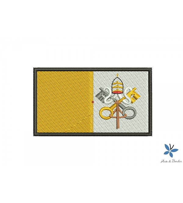 Matriz de Bordado Bandeira Vaticano