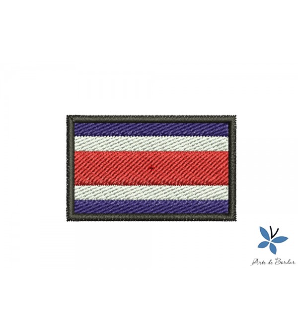 Matriz de Bordado Bandeira Costa Rica