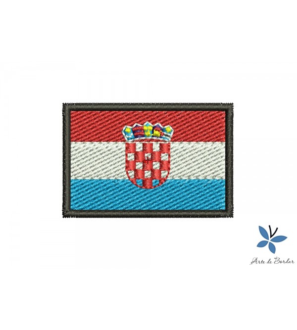 Matriz de Bordado Bandeira Croácia
