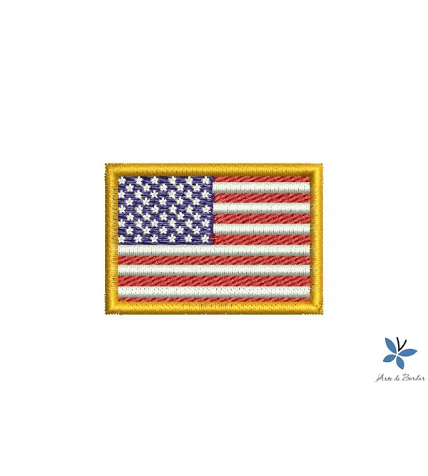 Matriz de Bordado Bandeira Estados Unidos