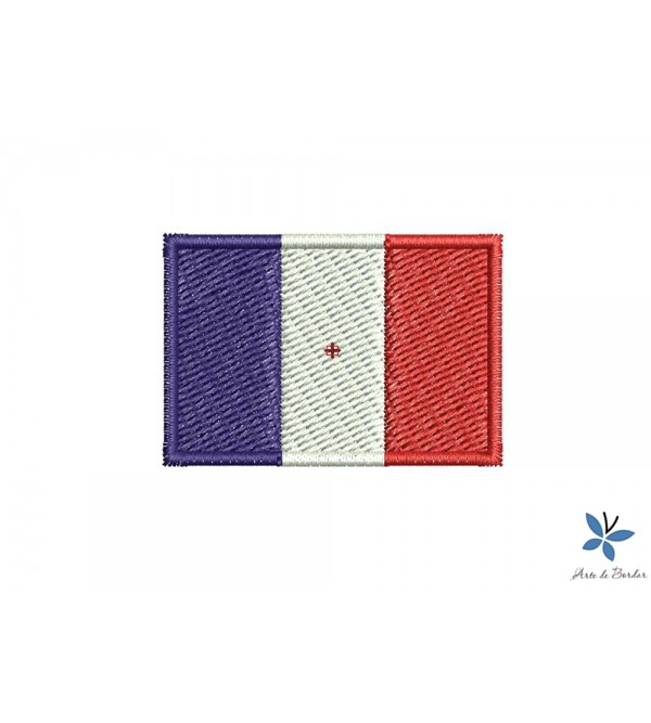 Matriz de Bordado Bandeira França
