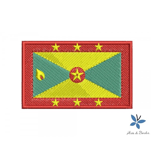 Matriz de Bordado Bandeira Granada