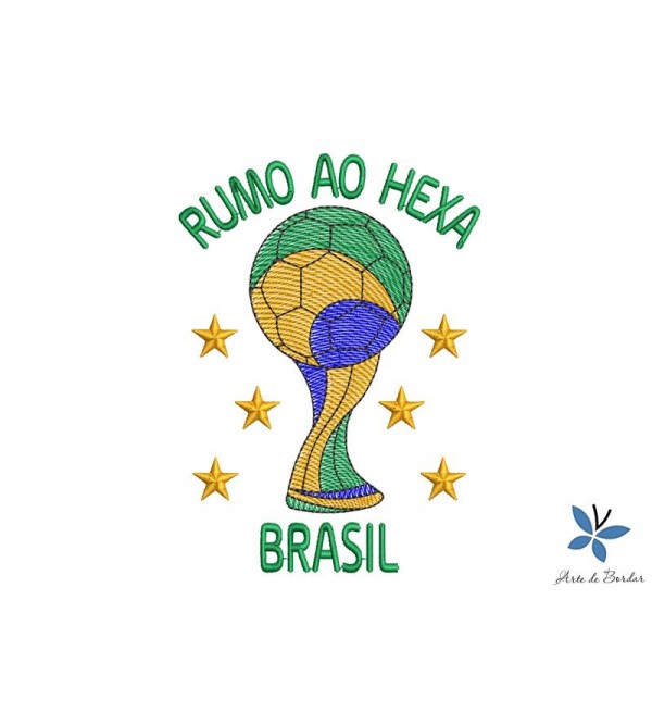 Matriz de Bordado Copa de Futebol 001