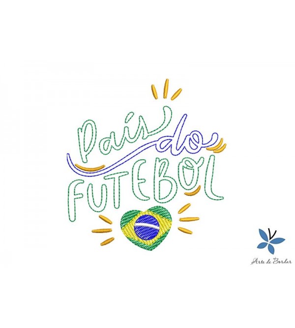 Matriz de Bordado Copa de Futebol 008