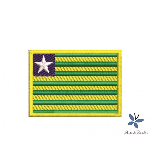 Matriz de Bordado Bandeira Piauí