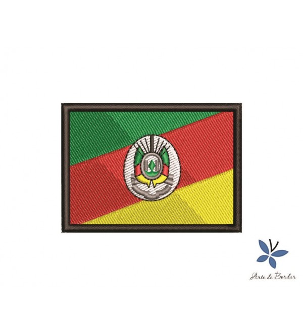 Matriz de Bordado Bandeira Rio Grande do Sul 