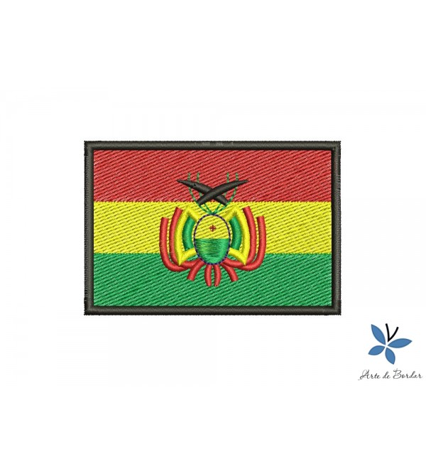 Matriz de Bordado Bandeira Bolívia
