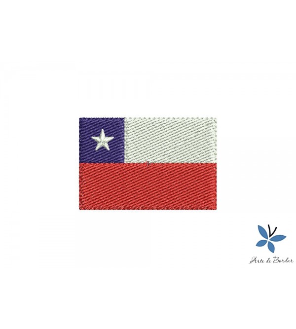 Matriz de Bordado Bandeira Chile