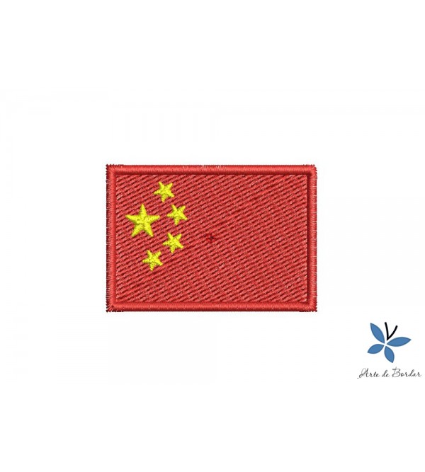 Matriz de Bordado Bandeira China
