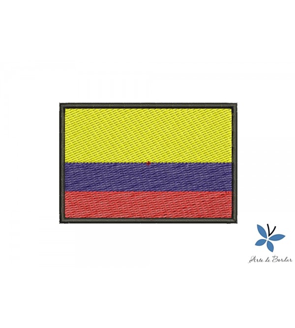 Matriz de Bordado Bandeira Colômbia