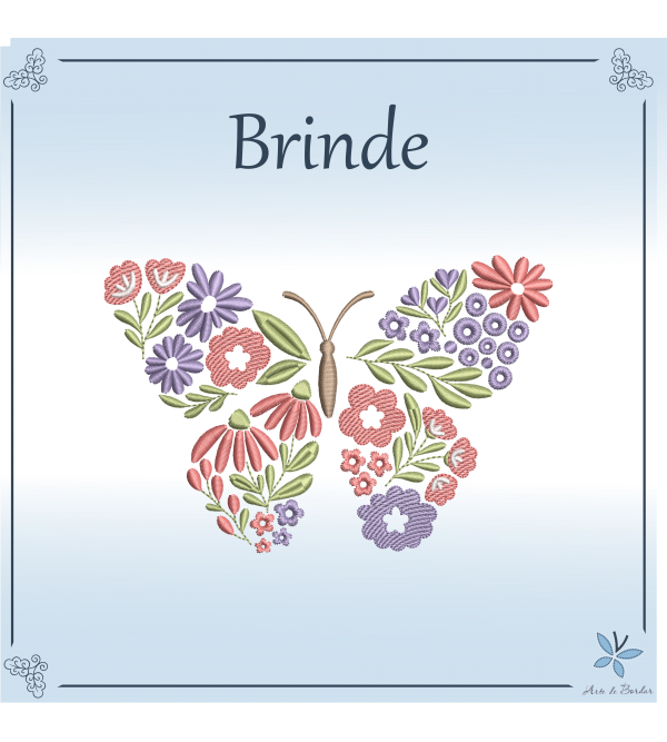 Brinde Borboletas e Flores 4