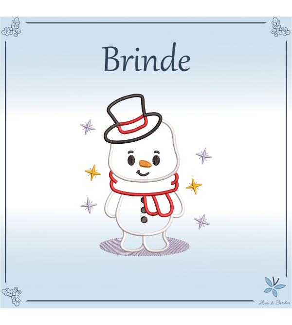 Brinde boneco de neve 1