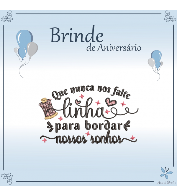 Brinde Bordar Sonhos 1