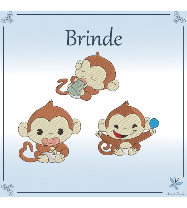 Brinde Coleçao de Macacos 002