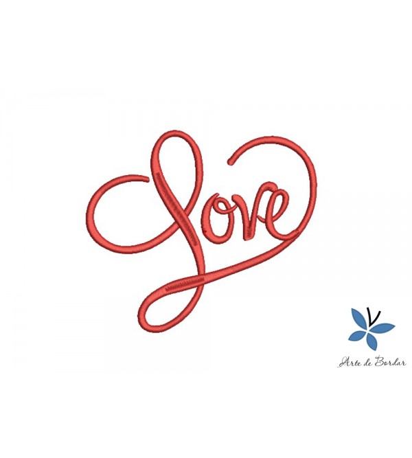 Matriz de Bordado Love 001