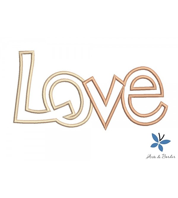 Matriz de Bordado Love 002