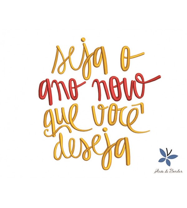 Matriz de Bordado Ano Novo 014