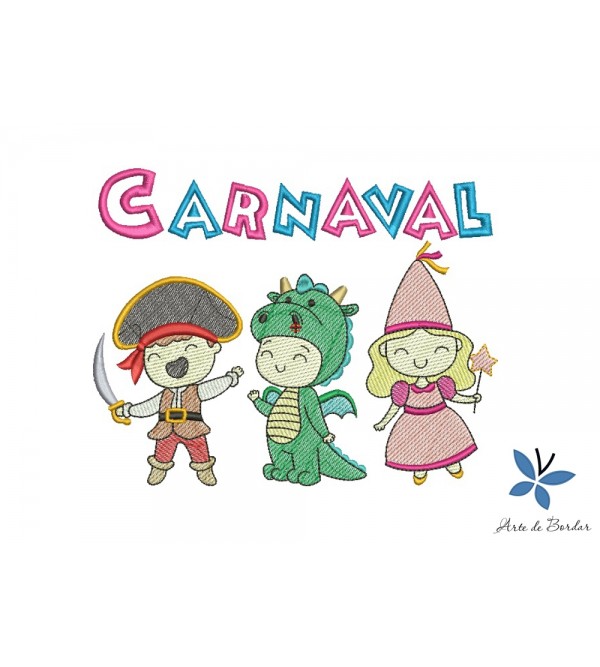 Matriz de Bordado Carnaval 013