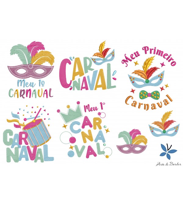 Matriz de Bordado Carnaval 015