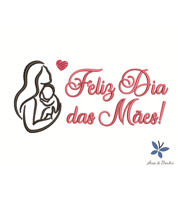 Matriz de Bordado Dia das Mães 096