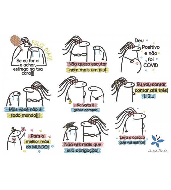 Matrizes de Bordado Coleção Dia das Mães 009
