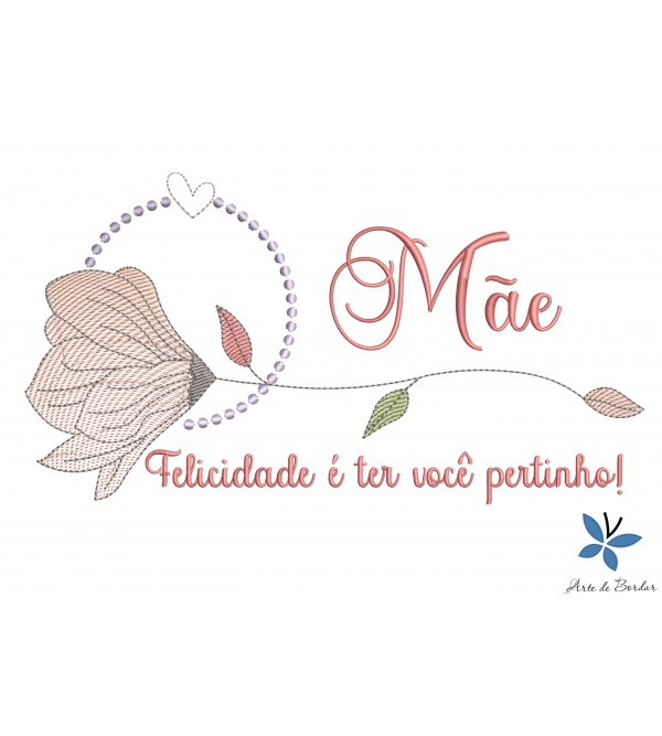 Matriz de Bordado Dia das Mães 100