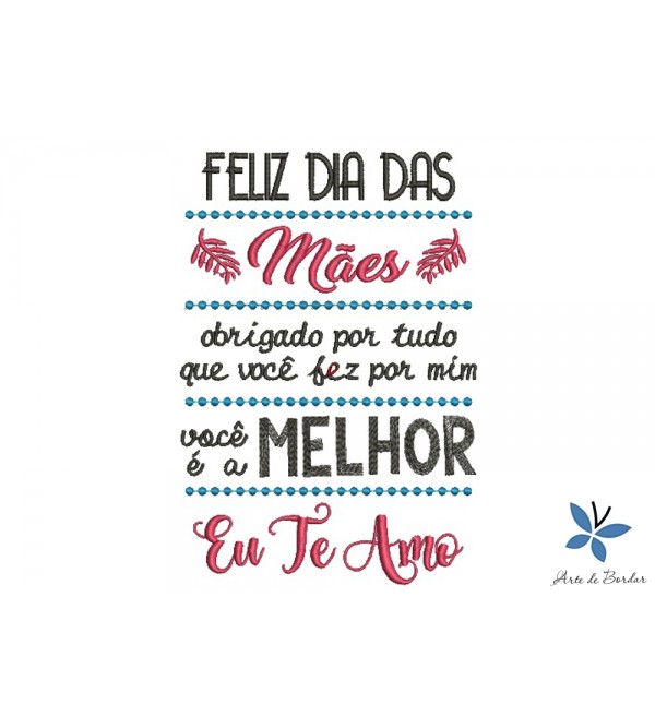 Matriz de Bordado Dia das Mães 025