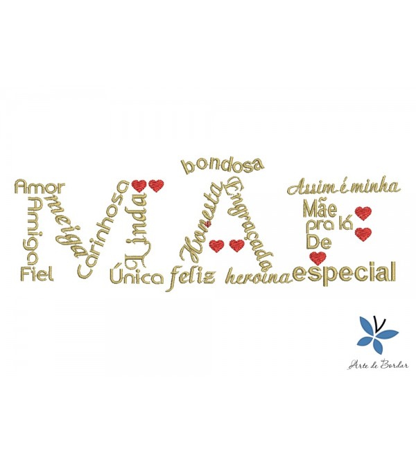 Matriz de Bordado Dia das Mães 036