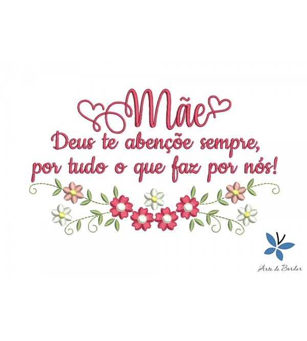 Matriz de Bordado Dia das Mães 041