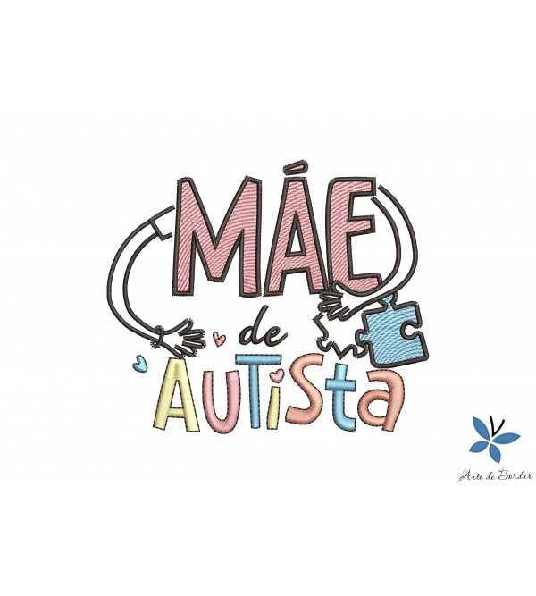 Matriz de Bordado Autismo 012