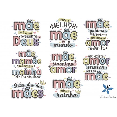 Matrizes de Bordado Coleção Dia das Mães 023