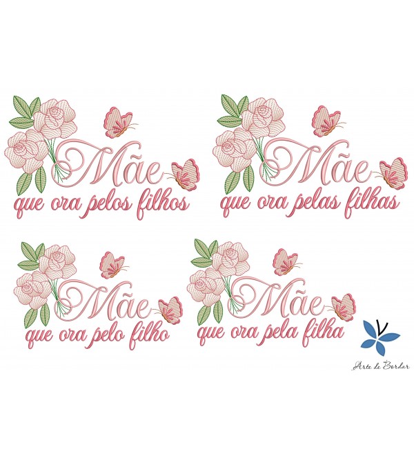 Matrizes de Bordado Coleção Dia das Mães 021