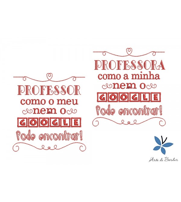 Matrizes de Bordado Coleção Dia dos Professores ...