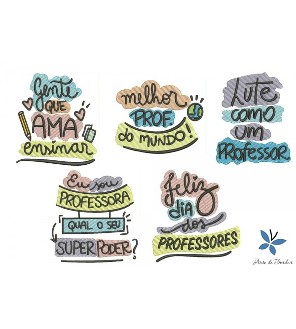Matrizes de Bordado Coleção Dia dos Professores 005