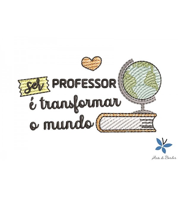 Matriz de Bordado Dia do Professor 031