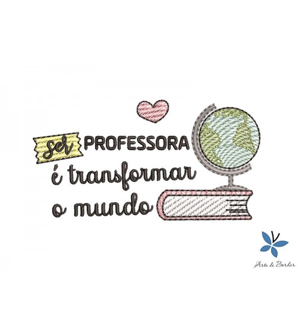 Matriz de Bordado Dia do Professor 032